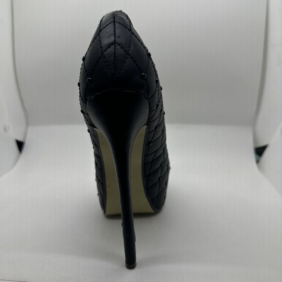 Cape Robbin CIARA-XKK-03 Platform High Heels Pumps Shoes Women's Size 7 Studded - Picture 13 of 15